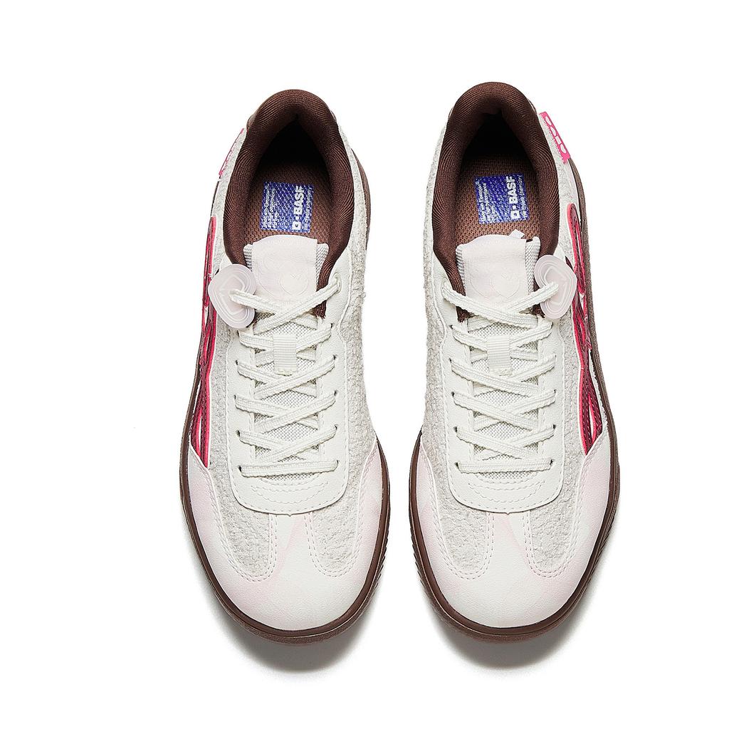 Anta Manchester Dance Low top Skateboard Shoes Women's White Red Pink 922628019-1
