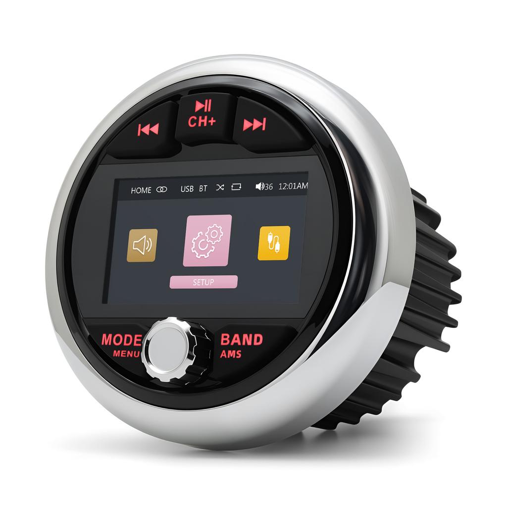 Boat Marine MP3/MP5 Radio Player Media Audio Stereo Player Bluetooth-compatible FM AM receiver For SPA UTV ATV Waterproof