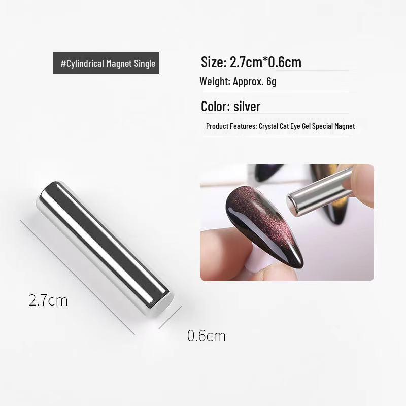 Golden Cudgel Double-Headed Nail Art Magnet for Cat Eye Gel Polish