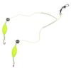 Attractive Silver Finish Double-Hook Rig Metal Fishing Hooks