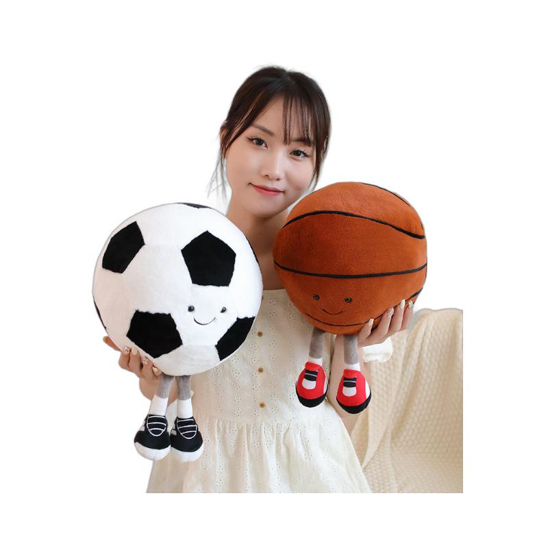 Multisport Plush Doll Pendant: Basketball, Football, Volleyball, Badminton, Rugby, Baseball, Tennis