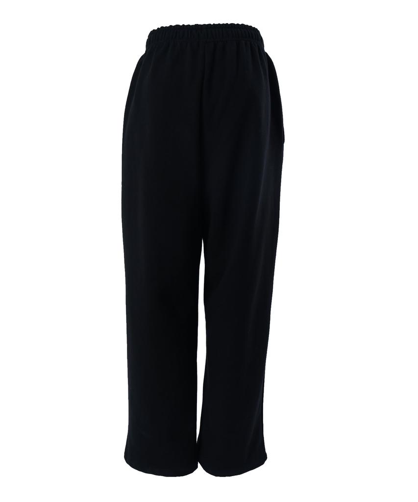 STARRYEYED Logo Wide Training Pants (Black)