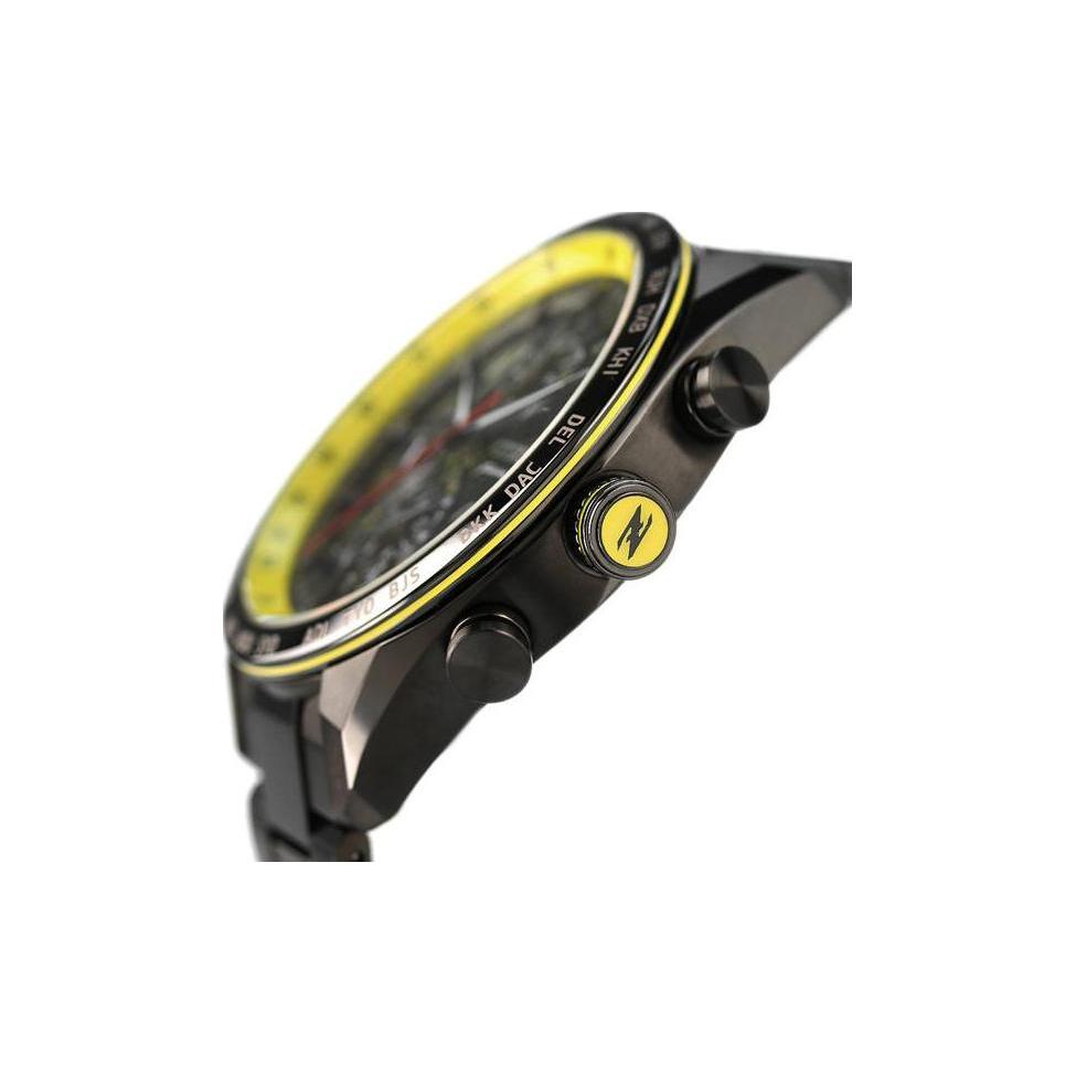 Citizen Anti Magnetic Quartz Movement Titanium Strap Watch Men's Watches Black Dial AT8185 89E AT8185-89E