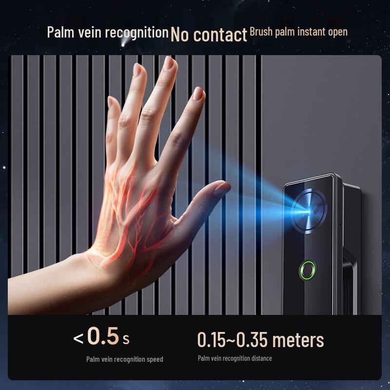 Lenovo R21 Smart Door Lock with Palm Vein and 3D Face Recognition