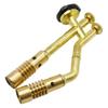 Dual-Head Gas Torch Adjustable Brass Welding Heating Flame Burner High Temperture Propane Butane Welding Torch