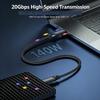 USB 3.2 Type C to Type C Cable 20Gbps 4K@60Hz 140W PD Thunderbolt3 QC Fast Charging For Laptop Phone MacBook Samsung Xiaomi