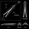 Dual Forms Nails Mold 120Pcs False Tips Quick Building Uv Gel Acrylic Nail Mold Full Cover Nail System Shaping Extension Top