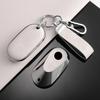 Leather for Mercedes Benz 2022 C S Class W206 W223 S350 C260 C300 S400 S450 S500 Smart Remote Car Key Case Cover Holder Keychain