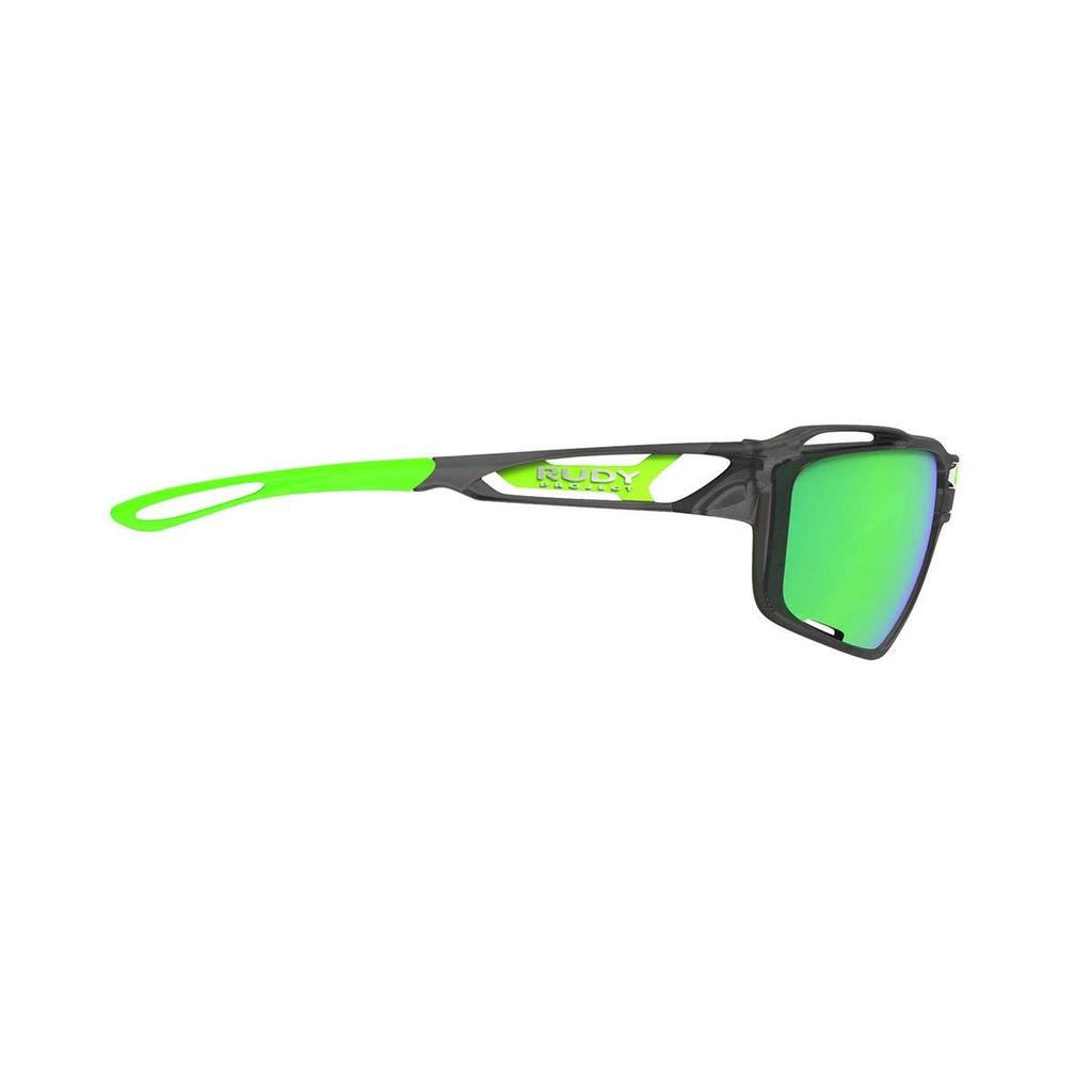 RUDY PROJECT Polarized Sports Sunglasses for Road and Features a SINTRYX Ice Graphite Matte Frame and Polar 3FX HDR Green Lens Bikes, Cycling,