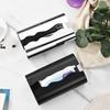 Stainless Steel Tissue Box Holder – Modern Napkin Dispenser, 3 Colors, Wave Design