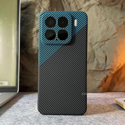 Stylový Unikátní Ultra-tenký Kryt z Uhlíkových Vláken Pro Xiaomi 17T Pro 15S Pro 15Ultra 14Ultra Kontrastní Barva Kryt Proti Poškrábání