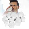 1000 pièces de rouleaux de coton dentaire Taille appropriée Très absorbants Forme Garde-saignements de nez avec pinces pour la famille Hôpital Nez