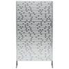 Privacy Screen 100 X 50 X 180 Cm Galvanized Steel Silver