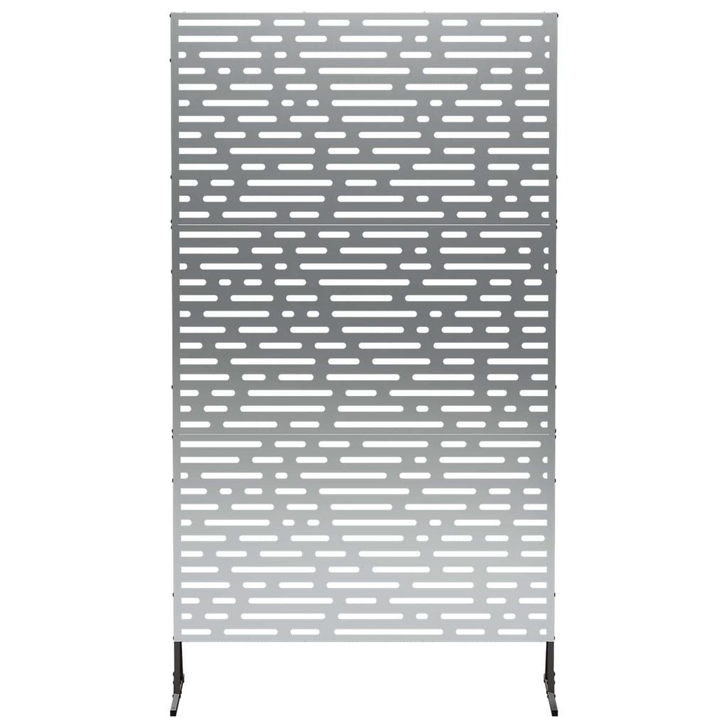 Privacy Screen 100 X 50 X 180 Cm Galvanized Steel Silver