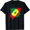 Soccer Ball With The Flag Of Senegal T-Shirt
