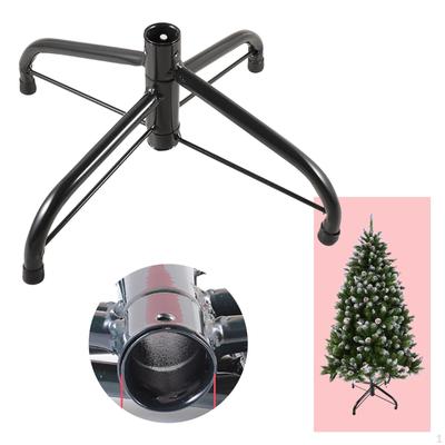 Yapay Katlanır Noel Ağacı Taban Standı Aksesuarları Kauçuk Pedli Katlanabilir Noel için