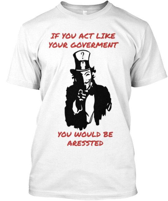 Anonymous Freedom T-Shirt Made in the USA Size S to 5XL 4XL