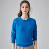 Paluo Women's 100% Pure Cashmere Jacquard Knit Sweater