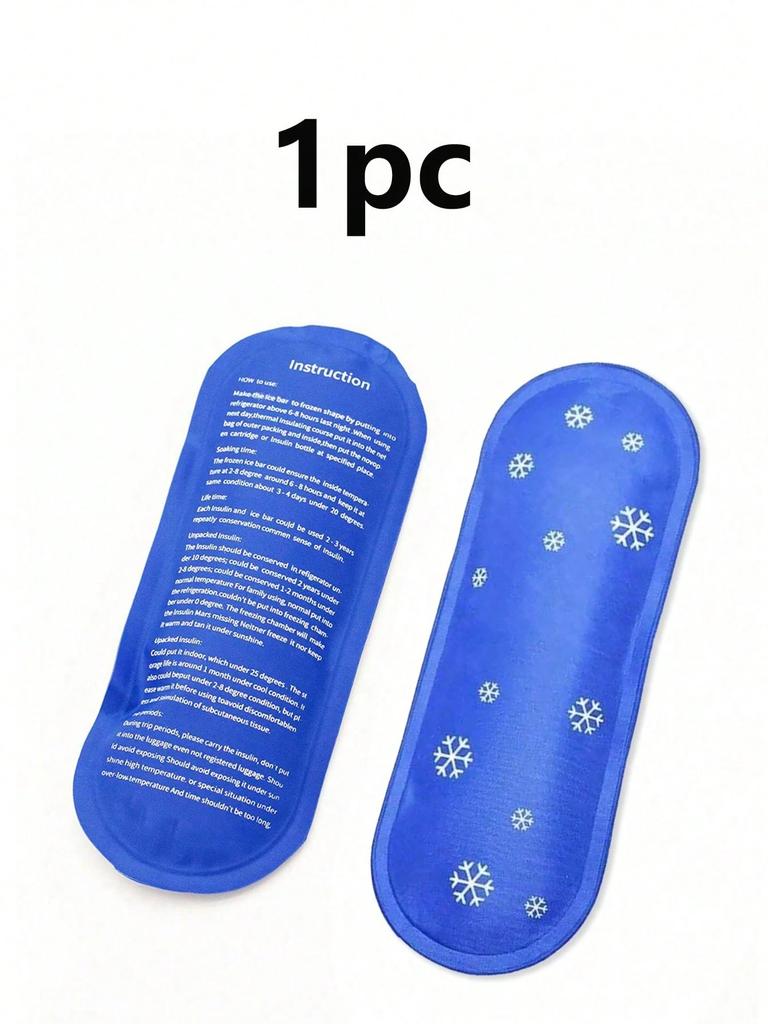 1-4pcs Insulin Gel Ice Bag Reusable Cooling Bag Refrigerated Ice Strip Cold Insulation Ice Pack for Pain Relief Medicine Stora
