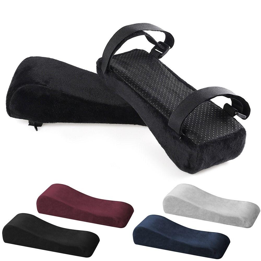 Hidden Zipper Memory Foam Armrest Pads Memory Foam Office Chair Armrest Cushion