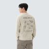 SNOWPEAK Gear Graphic Sweatshirt Light Beige (S26SMFHT56)