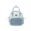 Grid Star Transparent Puppy Cartoon Girl Backpack For Student And Casual Wear