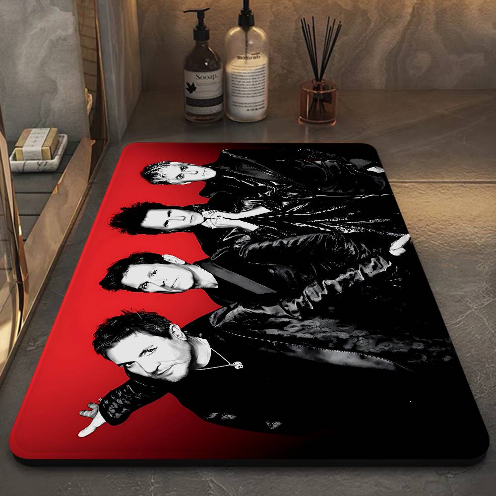 Klassische Britische Band Duran Duran Eingangstür-Matte Nordischer Stil Haus-Fußmatte Badezimmer-Toiletten-Matten Schlafzimmer Hotel Dekor-Matte
