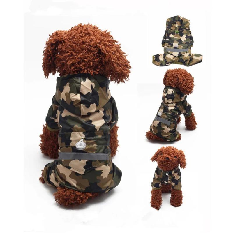 Waterproof Dog Clothing For Small Dog Summer Pet Clothes For Dogs Soft Raincoat Supply Dog Coats For Chihuahua Dog Raincoat