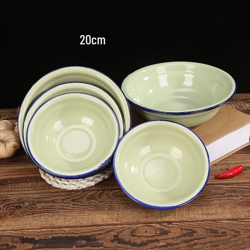 

Ретро эмалированные миски для риса и супа Changbaosen 20cm, 5-pack