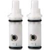 1PC Faucet Cartridge Kit 1224 Replacement Faucet Cartridge Kit Fits Most Double Handle Faucets  Bathroom Tap Replacement Parts