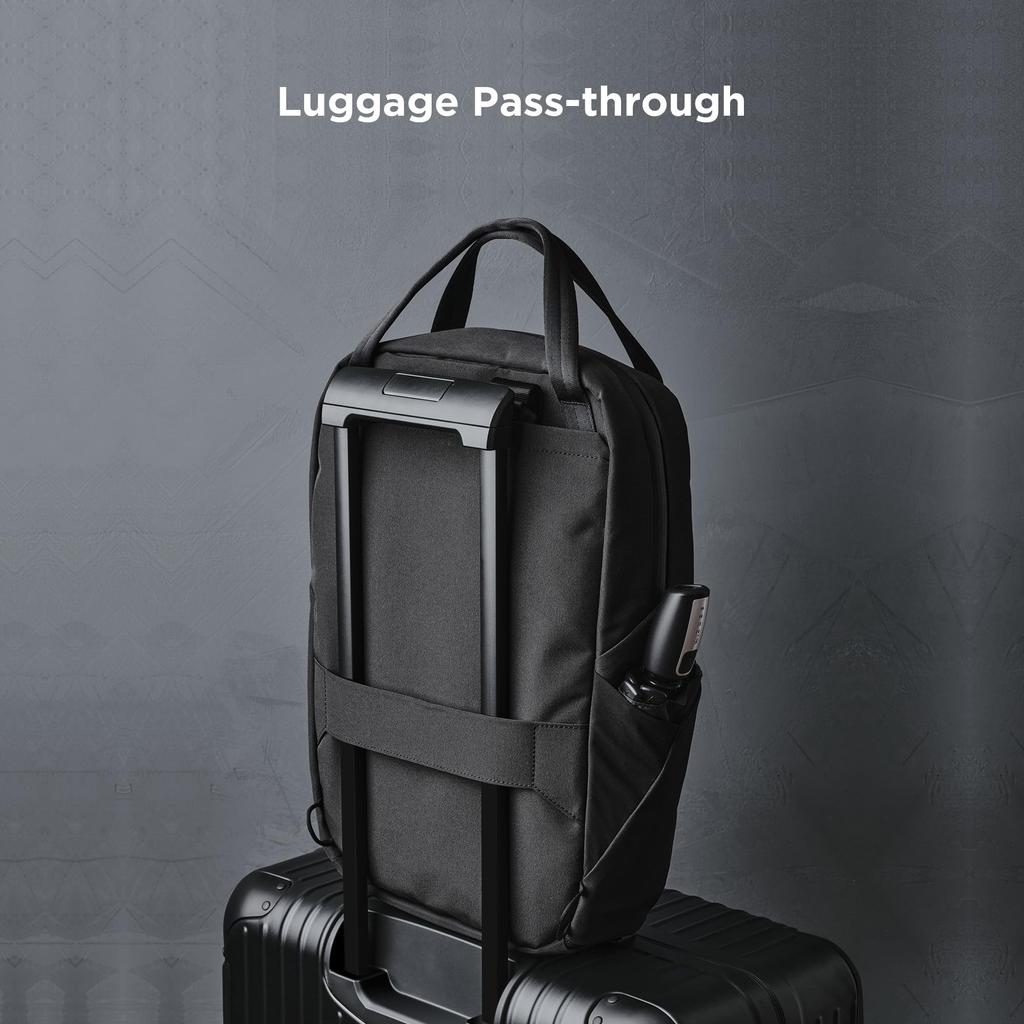 ALPAKA BRAVO TOTEPACK Perfect for and One Size Fits All Backpack/Tote Bag, Commuting, Travel, Business, 2-Way (Black),