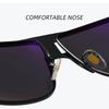 New Sunglasses for Male Drivers, Personalized Large Frame, Day and Night Dual-use, UV Resistant Driving Glasses