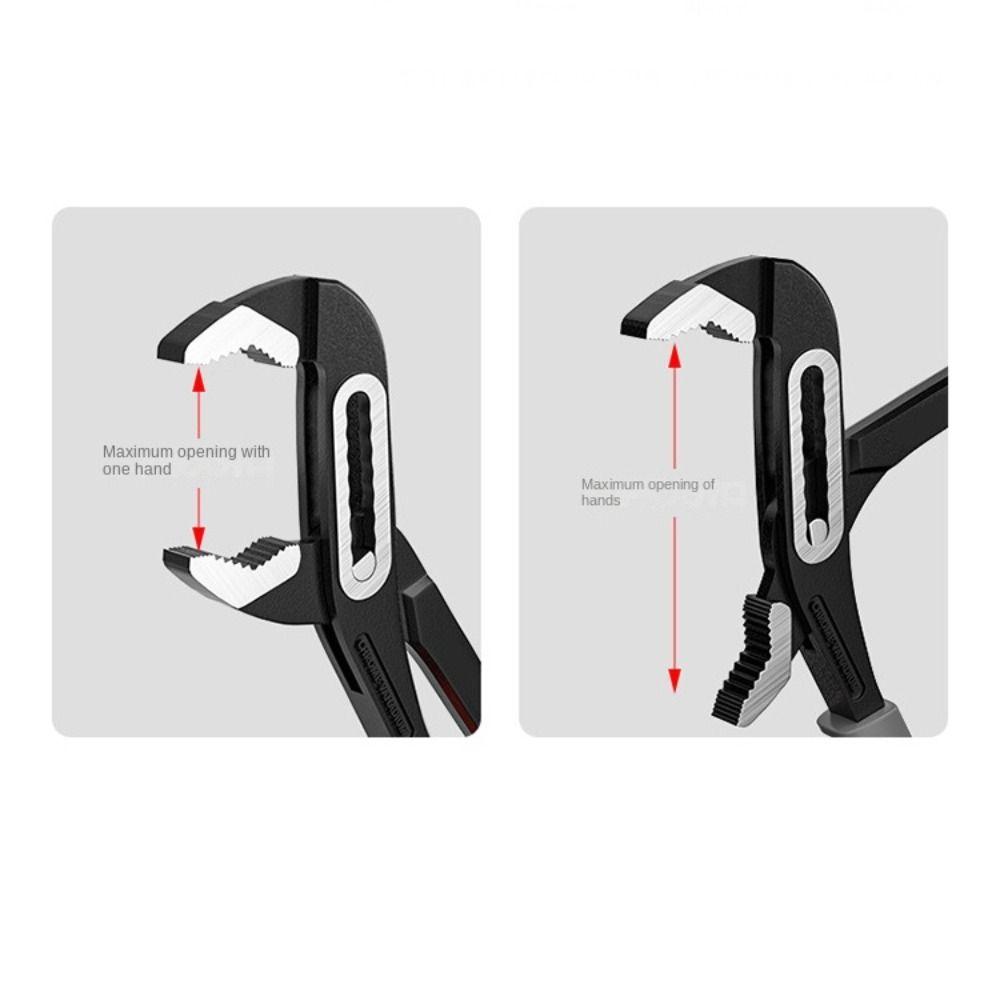 New High-carbon Steel Water Pipe Pliers Adjustable Heavy Duty Pipe Wrenches Opening Repair Tool Hand Tool Plumber