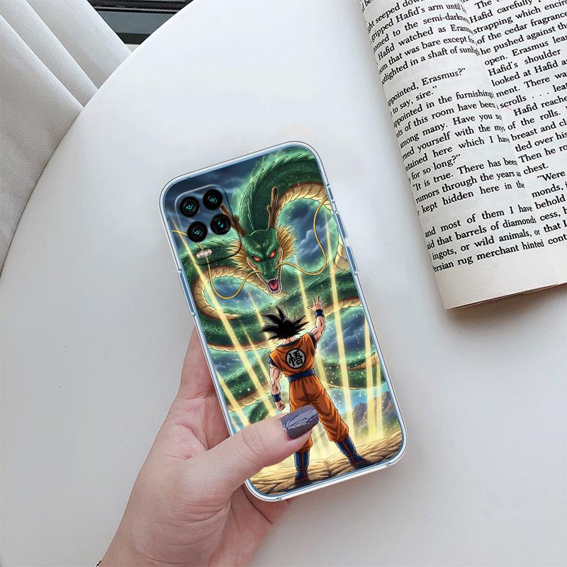 Dragon Ball Goku Transparent Phone Case for Motorola Moto G7 G8 G9 G84 G85 G73 G24 G15 Z2 Play Power Plus