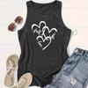 Versatile Women's Clothing Comfortable Heart-shaped Printed Soft Large Vest