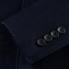 Men's Detachable 100% Cashmere Lined Woolen Coat