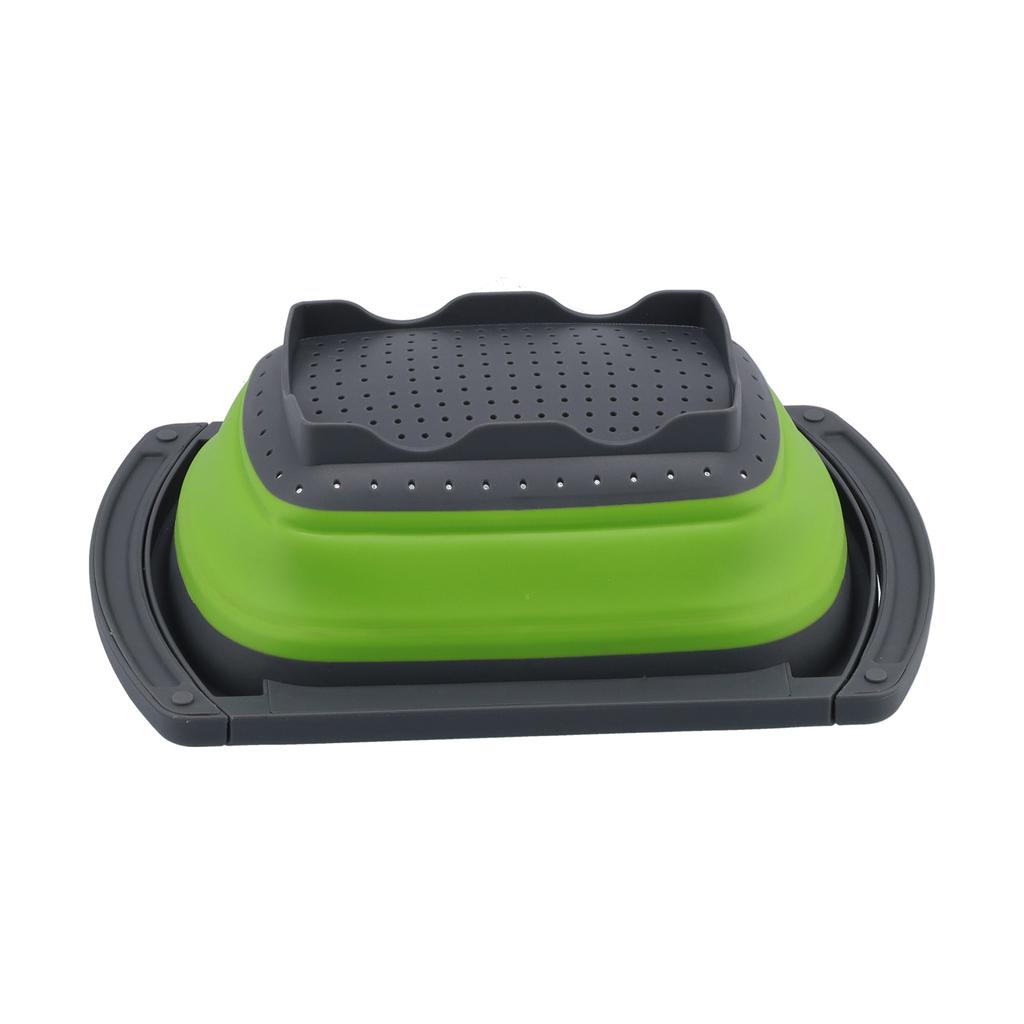 Folding Drain Basket Retractable Fruit Vegetable Washing Draining Basket for Home Kitchen Use