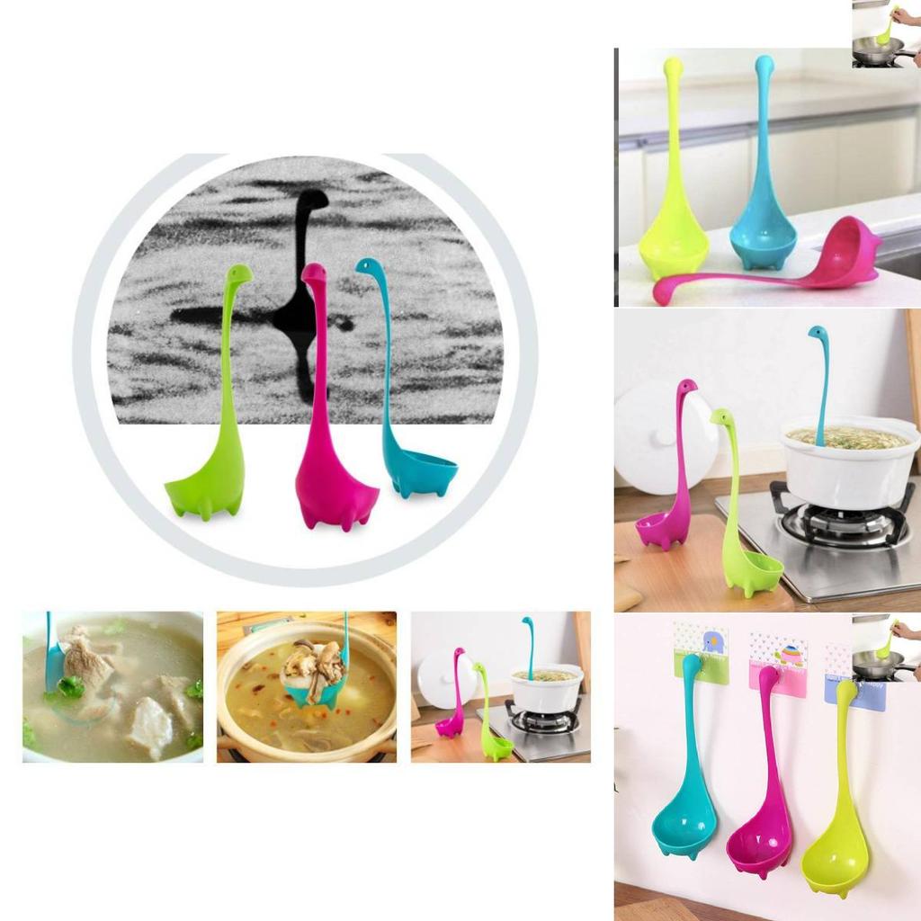 Versatile Plastic Long Handle Soup Spoon Set Ideal For Kitchen And Dining Use