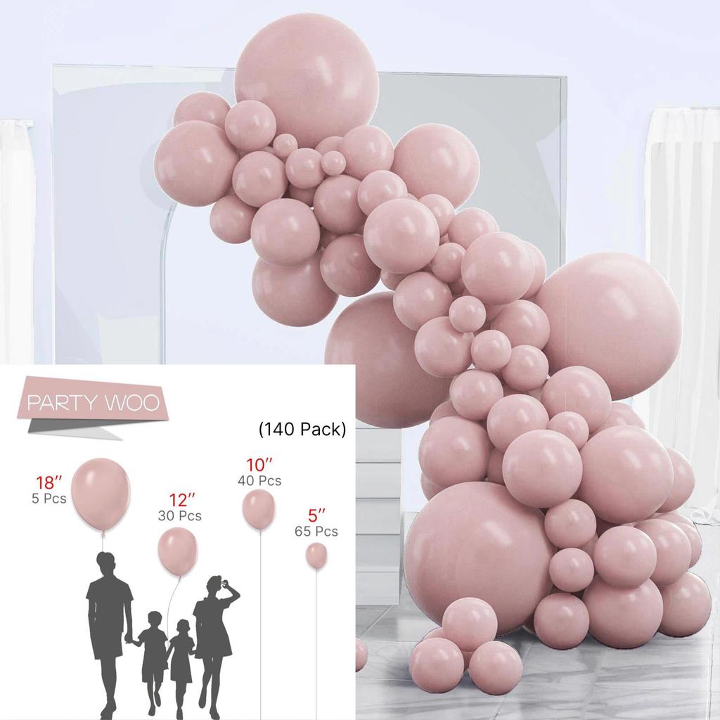 Conjunto de Balões Macarons Matte e Metálicos para Decorações de Festa de Aniversário Multicena