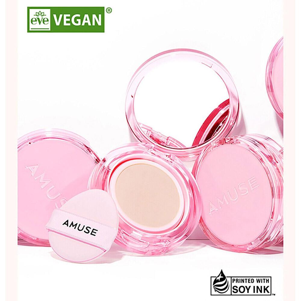 AMUSE Dew Power Vegan Cushion SPF50+PA++++ Foundation 15g