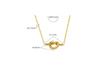 Korean Sweetheart Heart-Shaped Pendant Necklace for Women, 18K Gold-Plated Titanium Steel Clavicle Chain