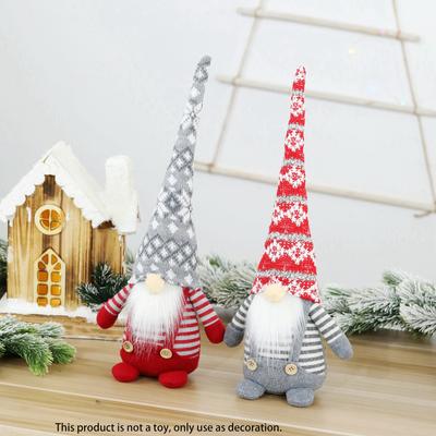 Faceless Doll Christmas Ornaments, 1pc Gnome Plush Decorations Christmas Ornament for Christmas Xmas Gifts Happy New Year Decor