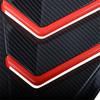 Side Air Vent Window Louver Cover Carbon Fiber Red ABS Cover For Honda Civic 11th 2022+ Sedan