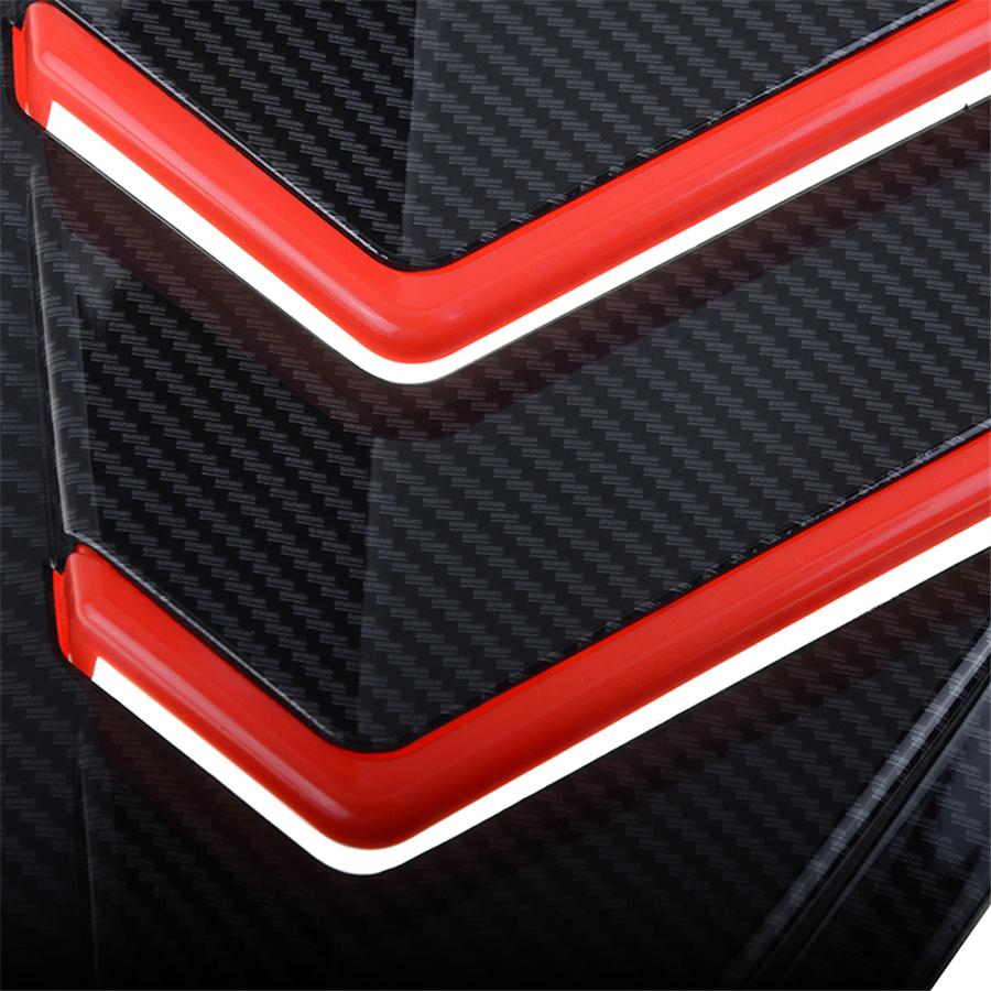 Side Air Vent Window Louver Cover Carbon Fiber Red ABS Cover For Honda Civic 11th 2022+ Sedan