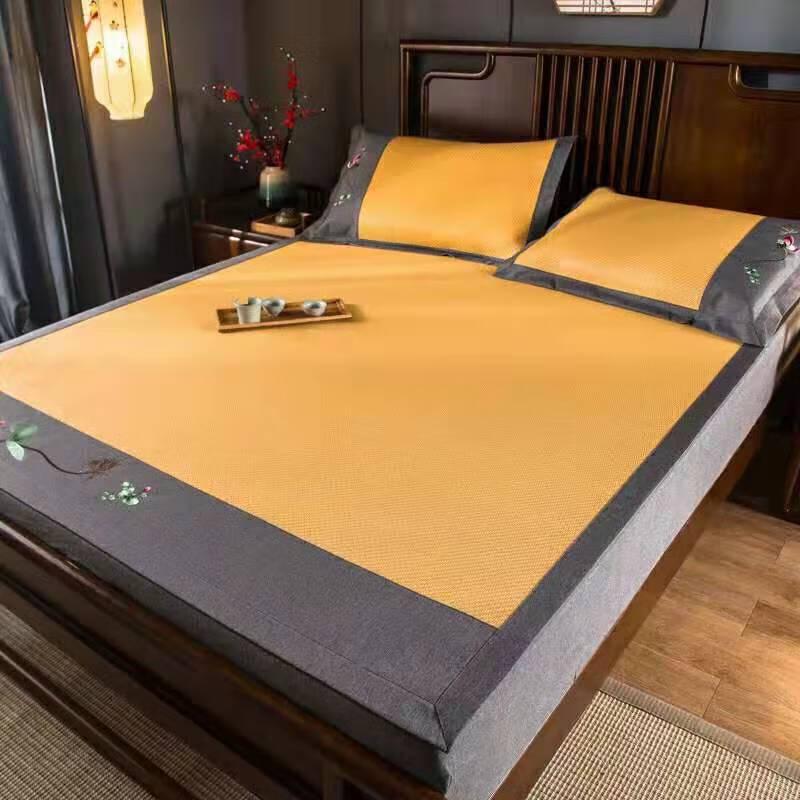 Nufeng Summer Lotus Foldable Rattan Cooling Mat Set