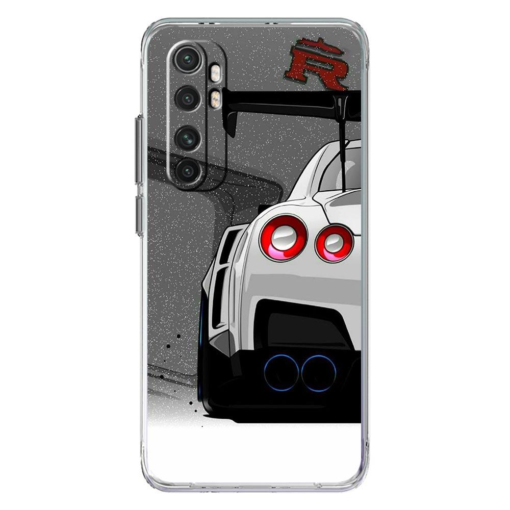 Phone Case For Xiaomi Poco X6 X5 NFC X3 F6 F5 Pro F4 F3 M3 14 13T 12T 12 13 Lite 11 Mi 5G Clear Cover JDM Type R Civic Sport Car