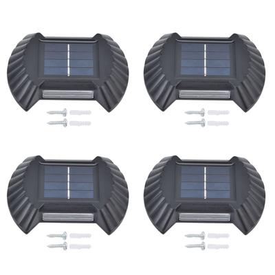 4 Sets Solar Wall Light Waterproof Multifunctional LED Solar Wall Light for Patio Yard Garden