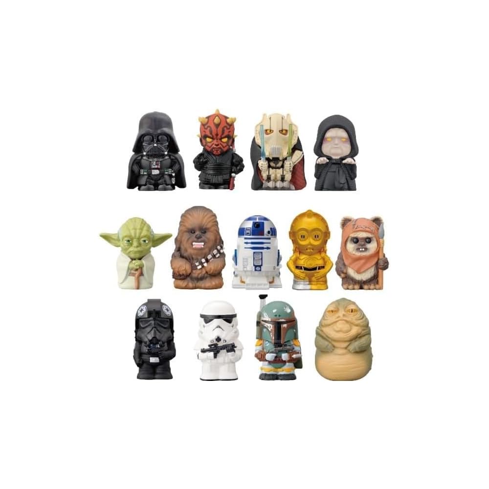 Ensky Star Wars Soft Vinyl Puppet Mascot Selection 1 Box Approximately H40-50mm PVC