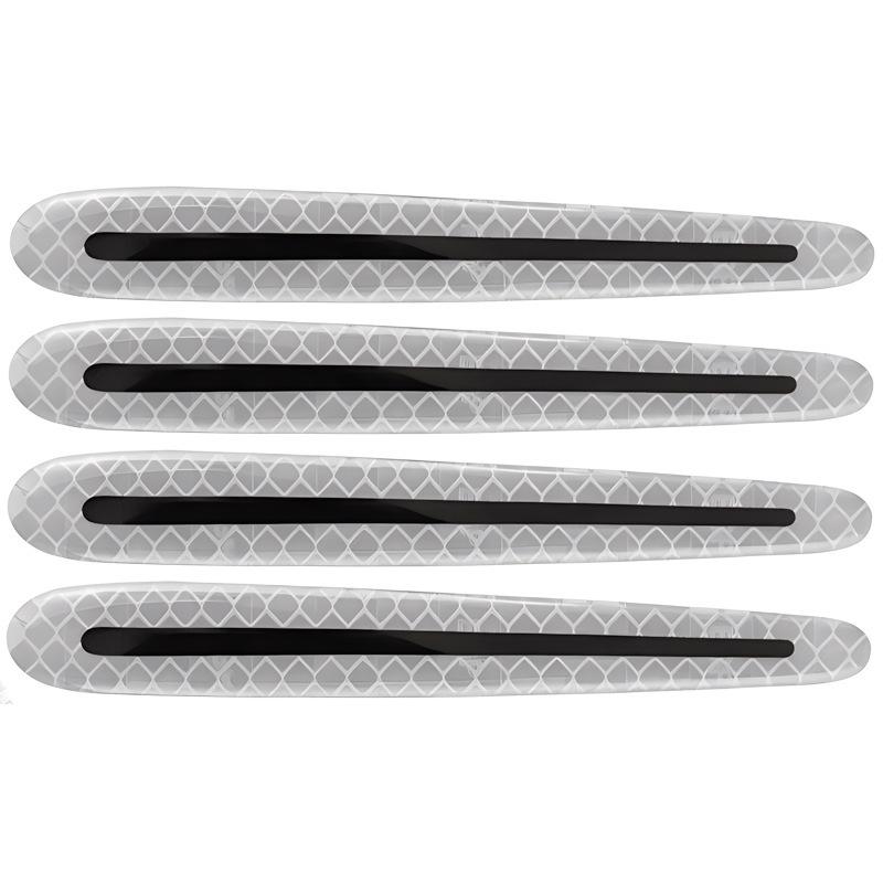 Reflective Carbon Fiber Car Door Handle Protector Strip
