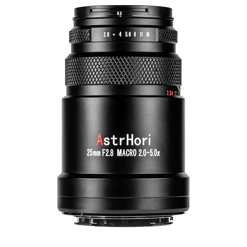 

AstrHori 25mm F2.8 MACRO 2X-5X canon rf mount Super macro lens [2 year warranty]